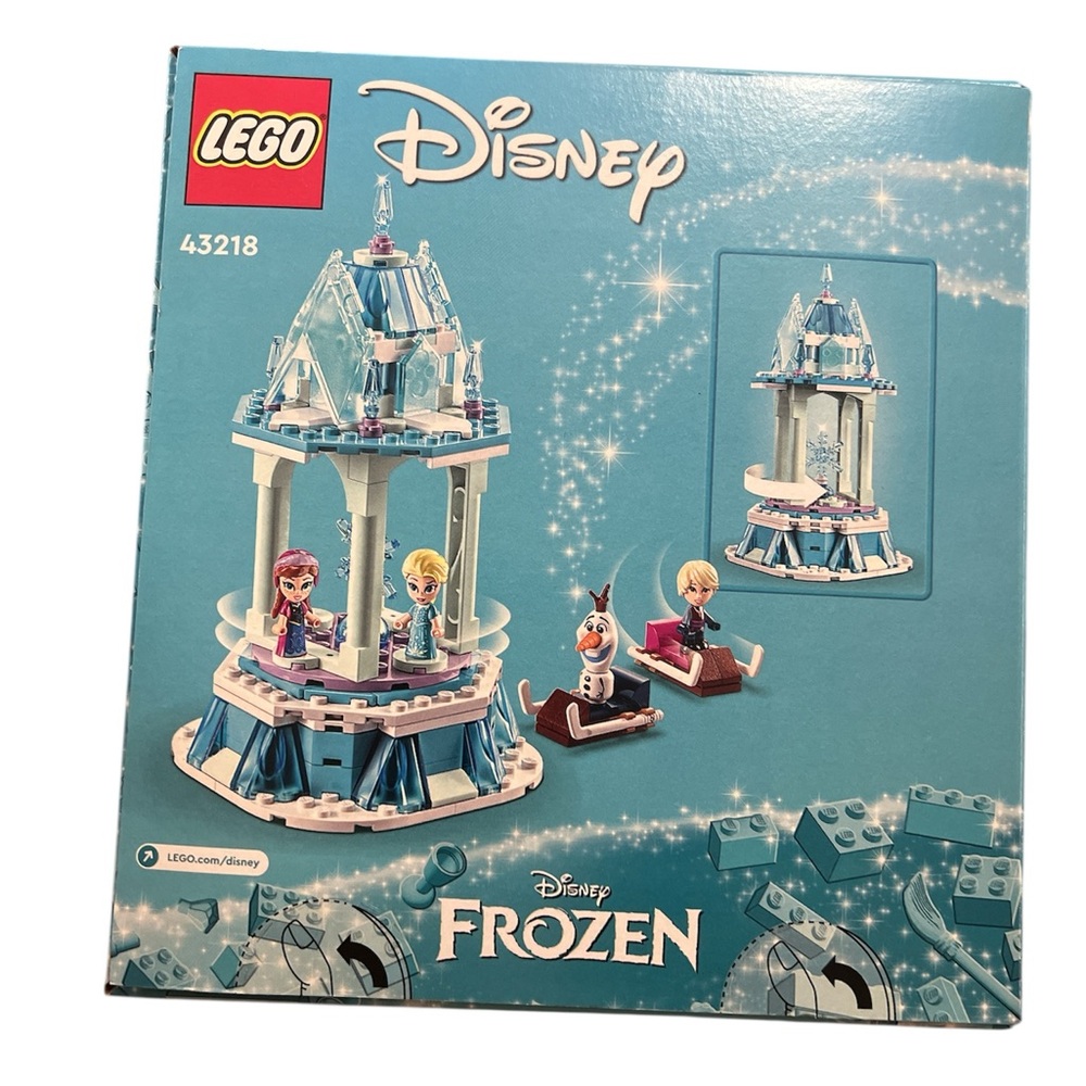 NWT Frozen Ice Castle Playset with Figures Lego Disney 43218 Retired New Ages 6+ - Picture 2 of 9